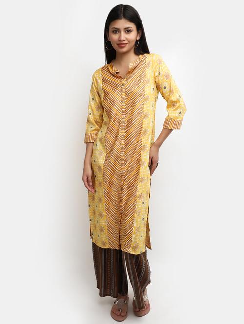 women's straight kurta - 19905034 - Very Small Image - 1