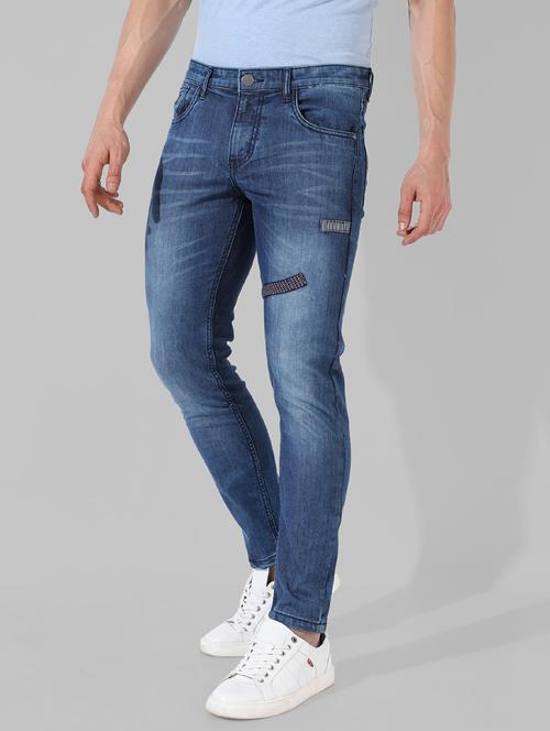 mens slim fit distressed jeans - 19905298 - Very Small Image - 1