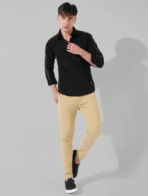 mens stripes casual shirt - 19905350 - Very Small Image - 1