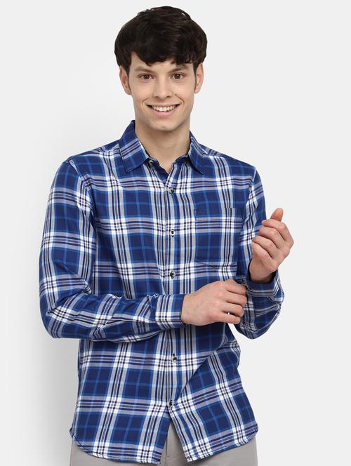 mens checks casual shirt - 19905965 - Very Small Image - 1