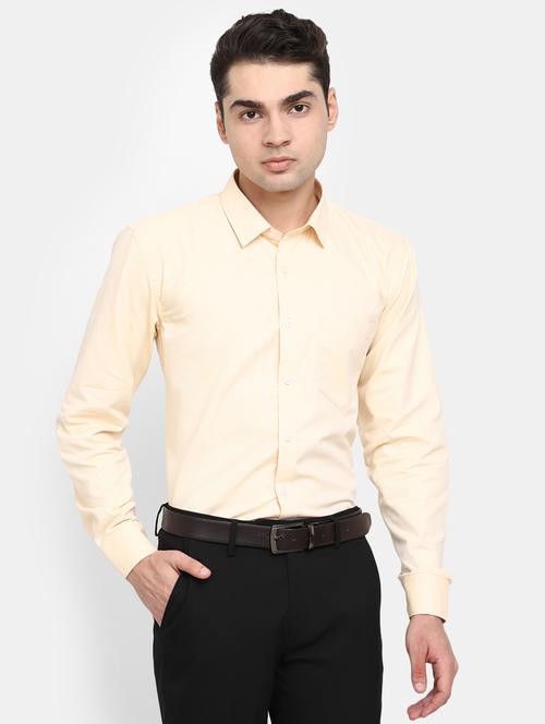 mens solids formal shirt - 19906113 - Very Small Image - 1