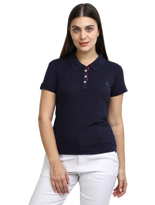 women's plain polo neck t-shirt - 19906176 - Very Small Image - 1