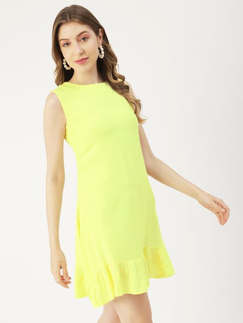 women's tiered dress solid dress - 19907191 - Very Small Image - 1