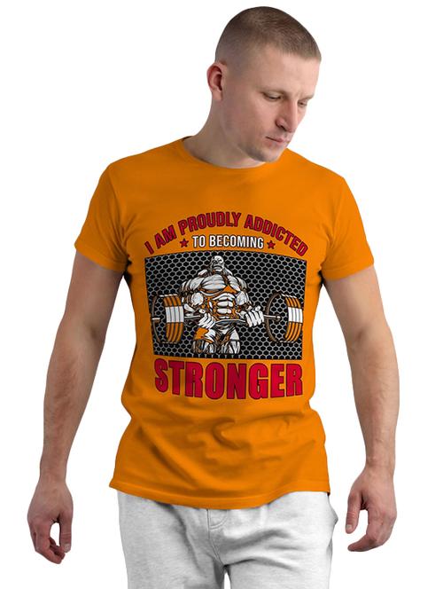 round neck front print t-shirt - 19907710 - Very Small Image - 1