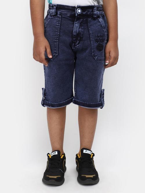 boys solid dark blue three- fourth  - 19908351 - Very Small Image - 1