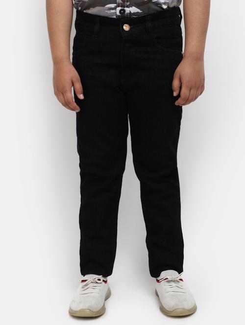boy's plain slim fit jeans - 19908380 - Very Small Image - 1