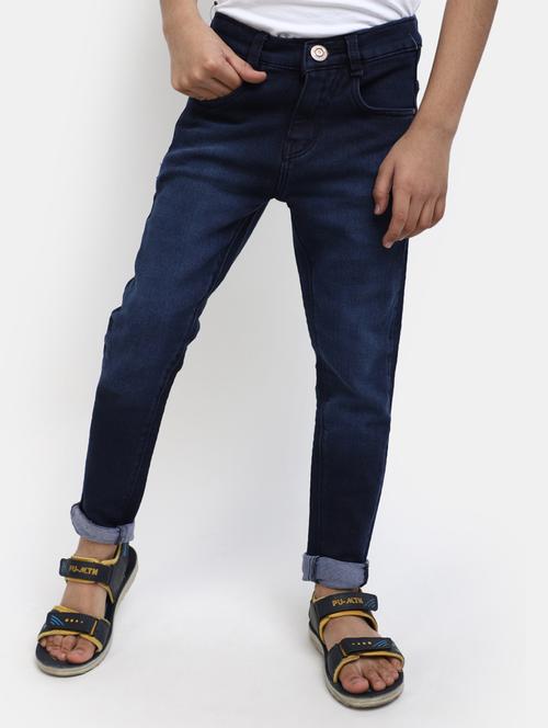 boy's plain slim fit jeans - 19908404 - Very Small Image - 1