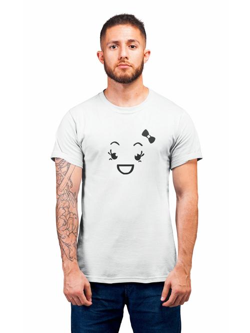 round neck printed cotton t-shirt - 19910095 - Very Small Image - 1