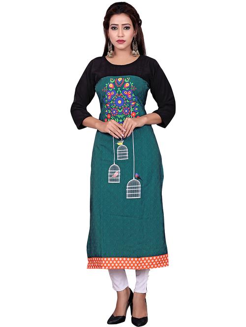 women's straight kurta - 19910481 - Very Small Image - 1