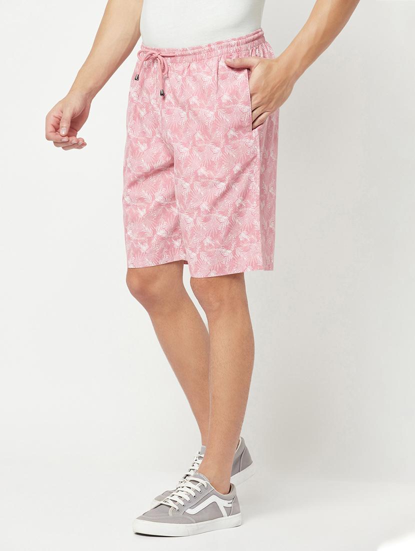 men pink printed shorts - 19910852 - Zoom Image - 2