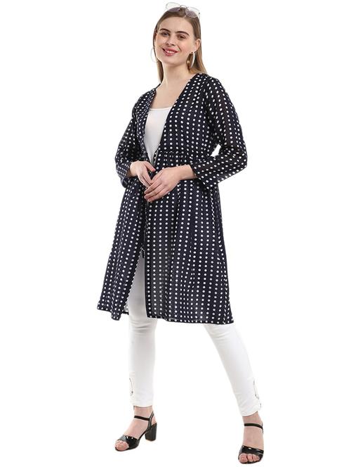 women polka dots printed regular shrugs - 19913073 - Very Small Image - 1