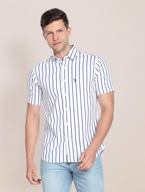 white cotton casual shirt - 19913525 - Very Small Image - 1