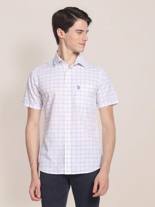 white cotton casual shirt - 19913535 - Very Small Image - 1