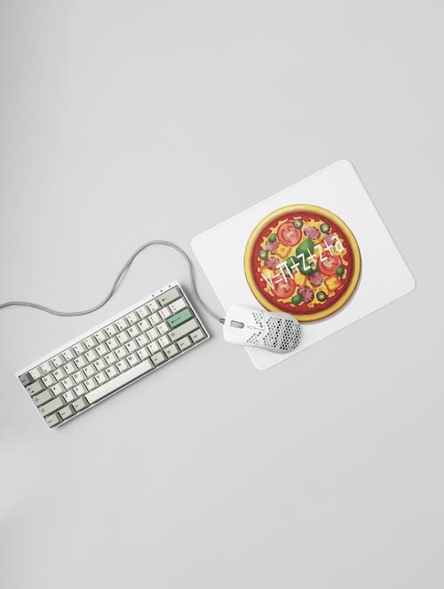pizza- printed mousepads for mathematics lovers(20cm x 18cm) - 19918881 - Very Small Image - 1