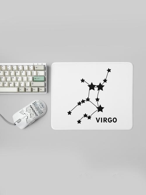 virgo stars - zodiac sign printed mousepads for astrology lovers(20cm x 18cm) - 19918936 - Very Small Image - 1
