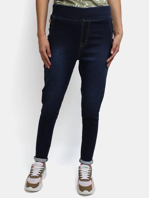 women's plain slim fit jeans - 19919504 - Very Small Image - 1