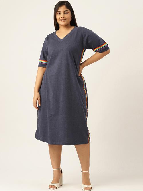 women's  striped dress - 19919635 - Very Small Image - 1