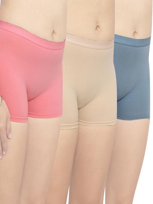 pack of 3 solid boy shots panties - 19937403 - Very Small Image - 1