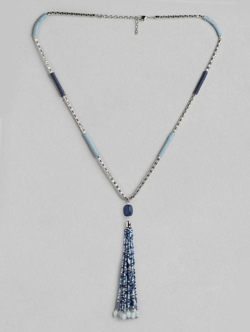 blue beads chain necklace - 19938901 - Very Small Image - 1