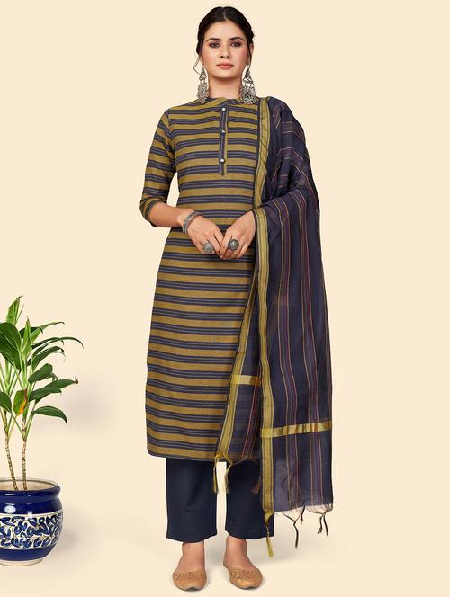 printed kurta dupatta set - 19942823 - Very Small Image - 1