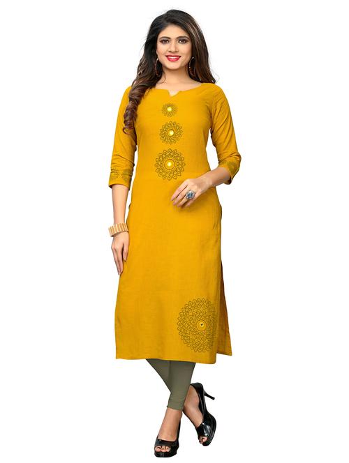 women's straight kurta - 19943100 - Very Small Image - 1