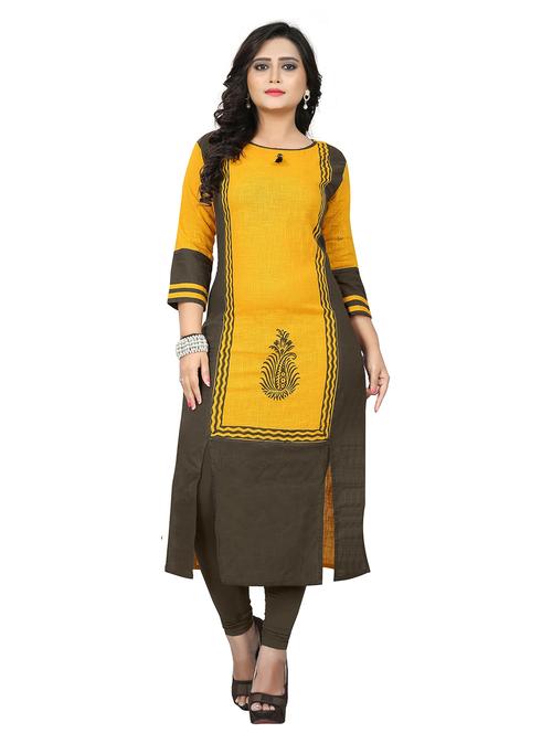 women's front slit kurta - 19943155 - Very Small Image - 1