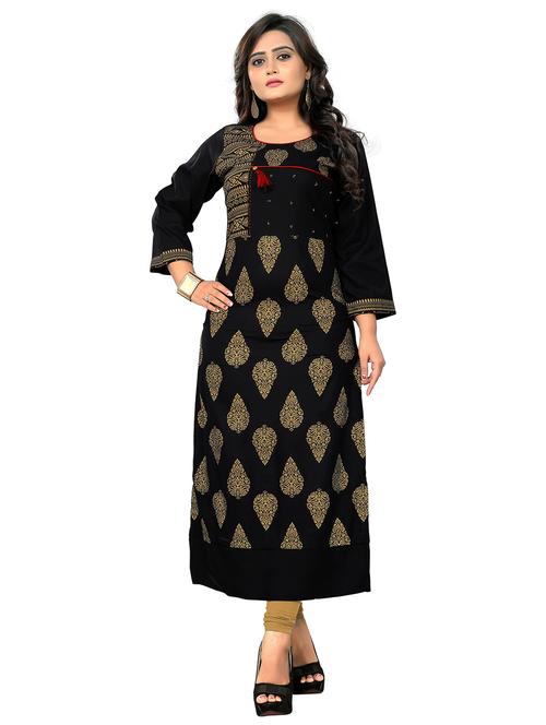 women's straight kurta - 19943327 - Very Small Image - 1