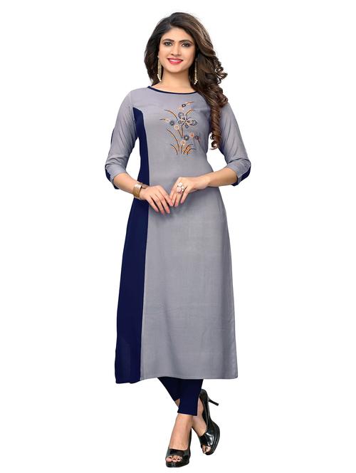 women's front slit kurta - 19943410 - Very Small Image - 1