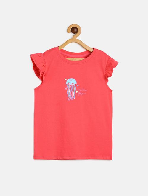 girls round neck top - 19945794 - Very Small Image - 1