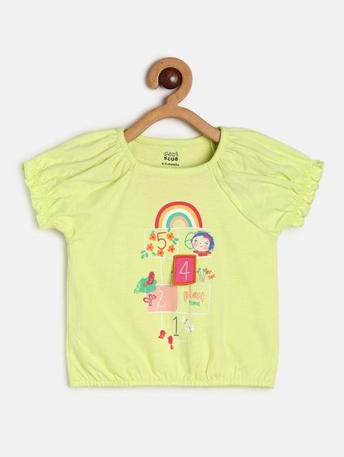 girls printed cotton top - 19945859 - Very Small Image - 1
