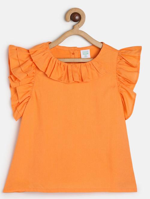 girls round neck top - 19945886 - Very Small Image - 1