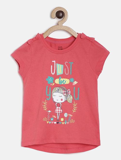 girls round neck top - 19946075 - Very Small Image - 1