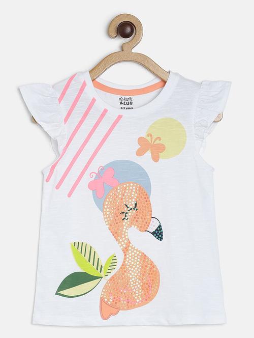 girls round neck top - 19946082 - Very Small Image - 1