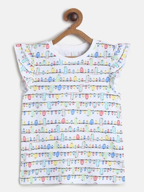 girls round neck top - 19946182 - Very Small Image - 1