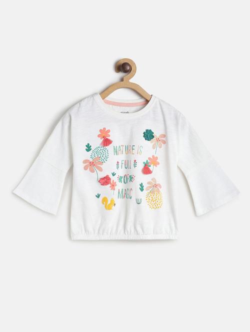 girls crew neck top - 19946259 - Very Small Image - 1
