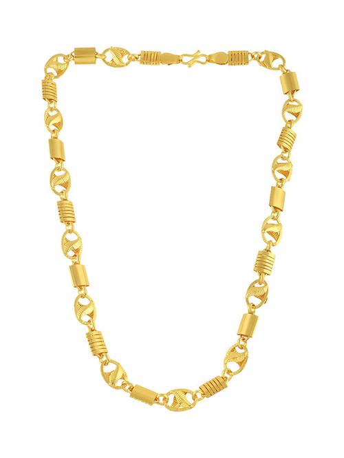 gold plated yellow brass unisex choker necklace - 19947178 - Very Small Image - 1