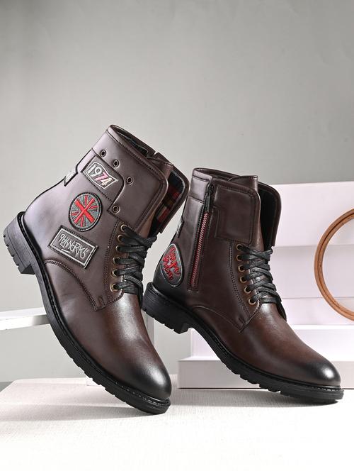 black leather high ankle boot - 19947391 - Very Small Image - 1