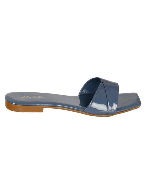 solid slip-on flat sandals - 19948163 - Very Small Image - 1