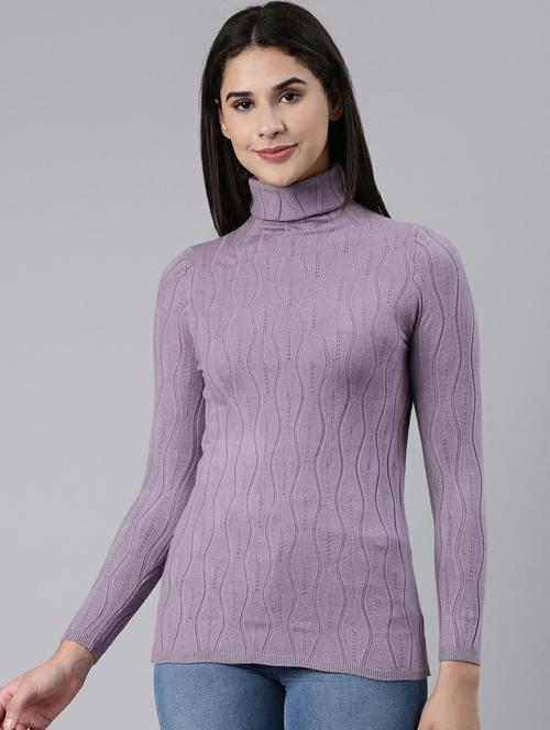 women's straight high neck top - 19948370 - Very Small Image - 1