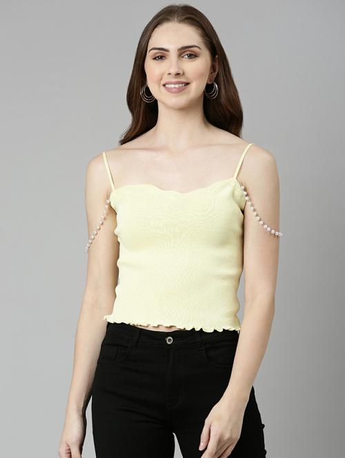 yellow acrylic tank  top - 19948452 - Very Small Image - 1