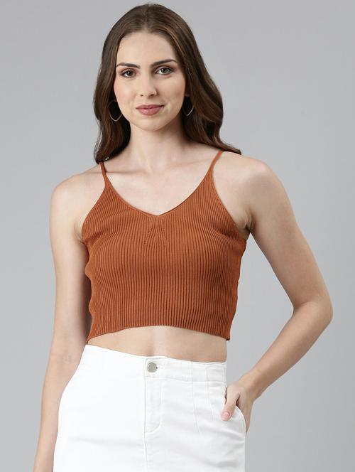 brown acrylic tank  top - 19948513 - Very Small Image - 1