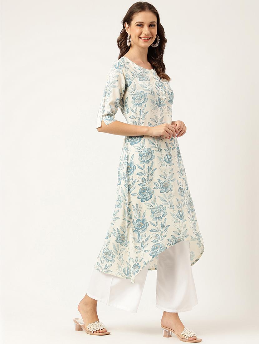 women's straight kurta - 19948917 - Standard Image - 3