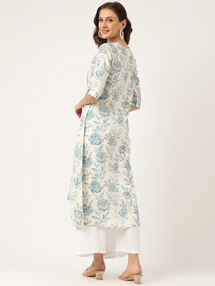 women's straight kurta - 19948917 - Standard Image - 4