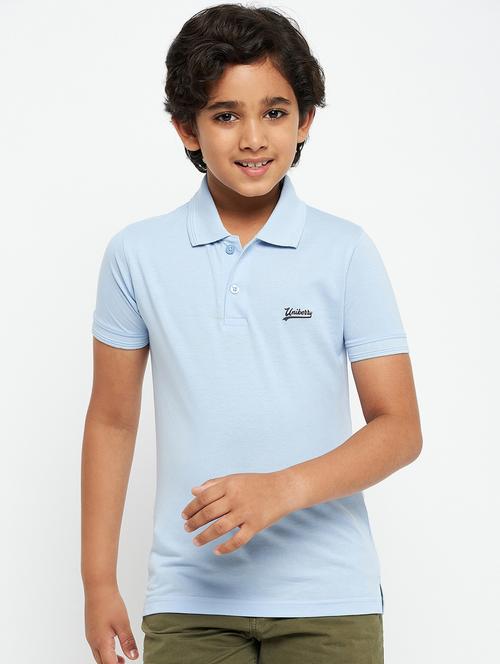 boys polo neck solid polo t-shirt  - 19948974 - Very Small Image - 1