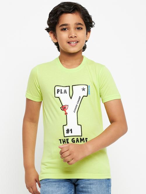 boys round neck printed t-shirt - 19948985 - Very Small Image - 1
