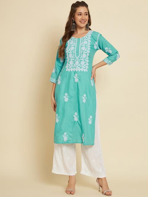 women's straight kurta - 19949123 - Very Small Image - 1