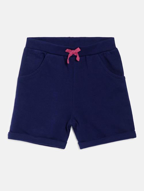 blue solid shorts - 19951716 - Very Small Image - 1