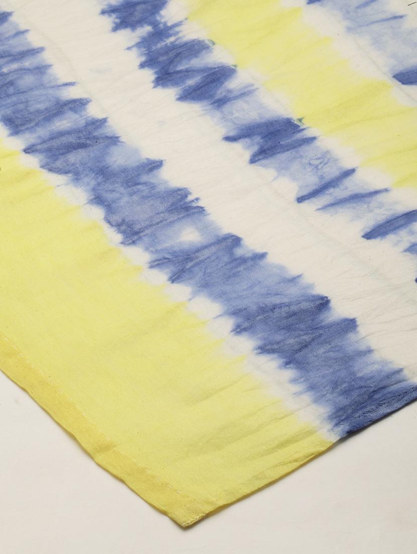 yellow pure silk scarf - 19951738 - Zoom Image - 3