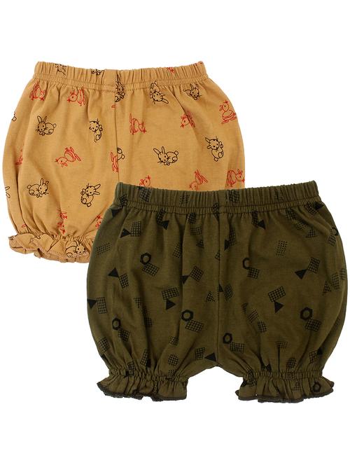girls printed bloomers combo - 19952705 - Very Small Image - 1