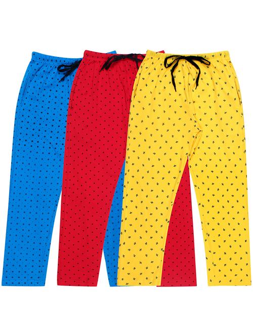 girls printed nightwear pyjama set combo - 19953757 - Very Small Image - 1